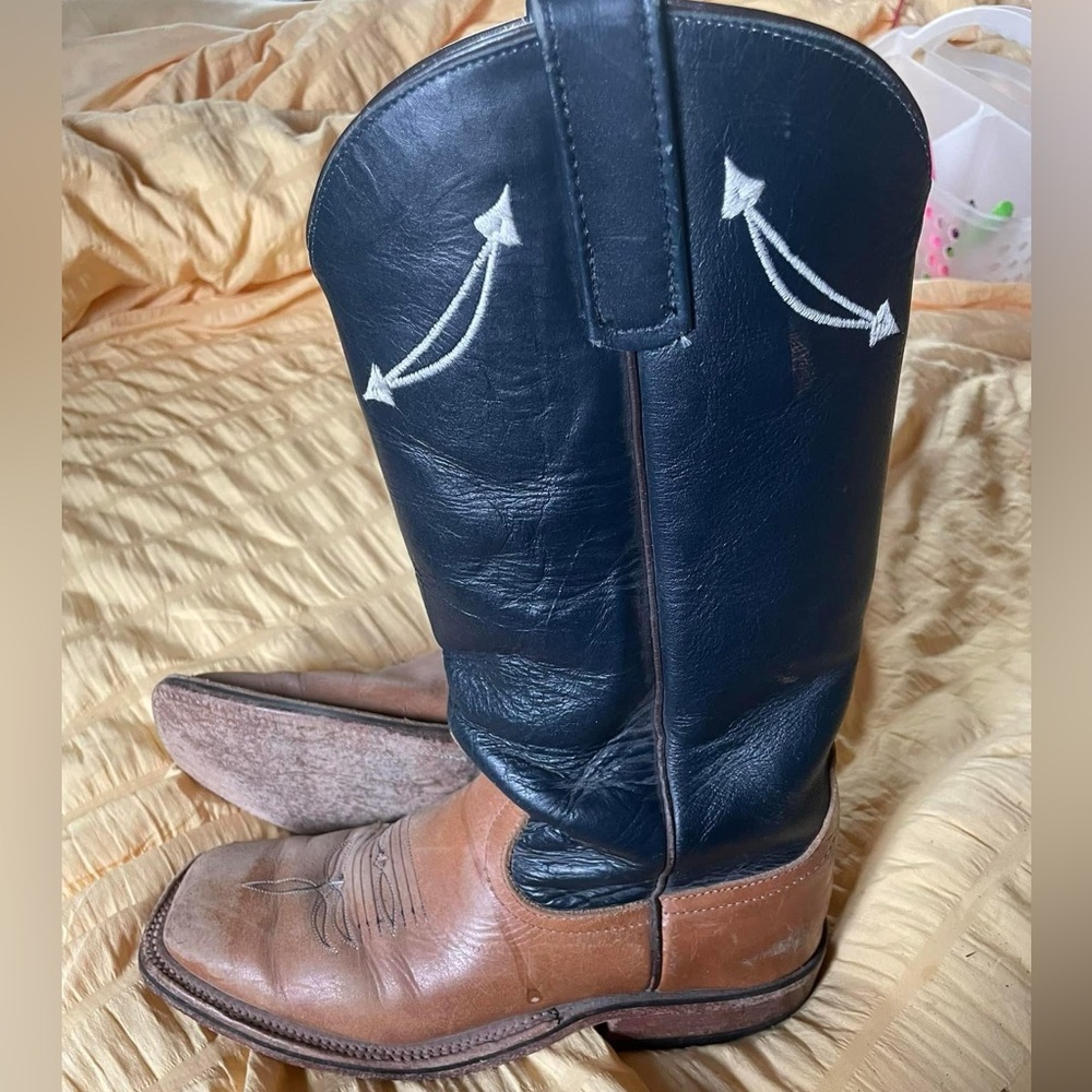 Anderson Bean Cowboy Western Boots! Size 5.5 Youth/‎ 7 women great shape